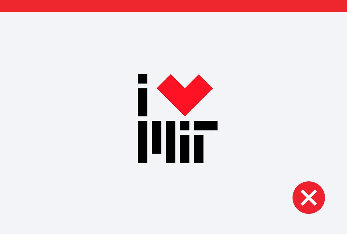 Don't example that reads "I (heart) MIT," where the I is the same as the I in the MIT logo.