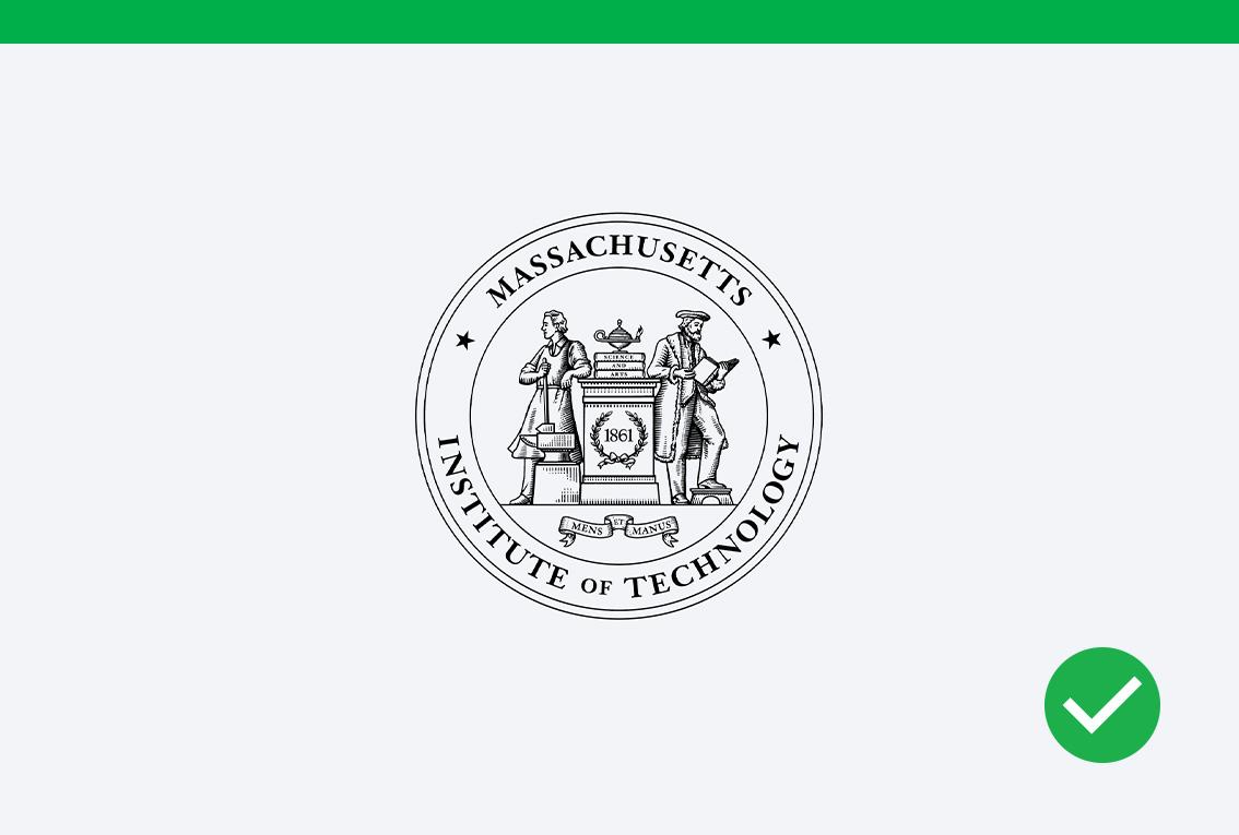 Do example that shows the MIT seal in black.