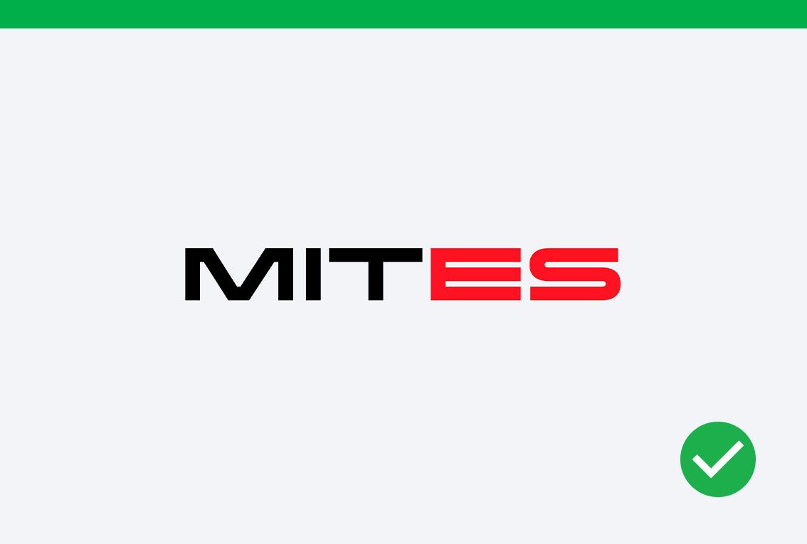 Do example showing the letters "MIT" in a custom font.