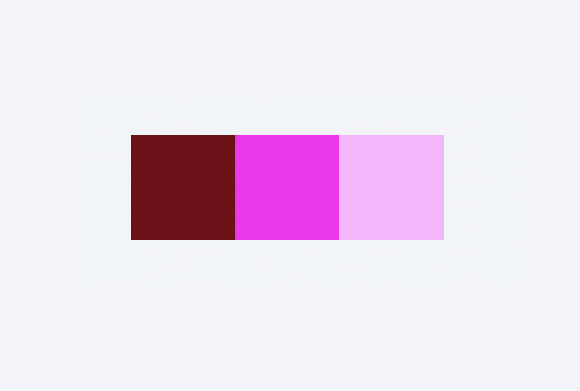 Color palette showing analogous colors: MIT red, pink, and light pink.
