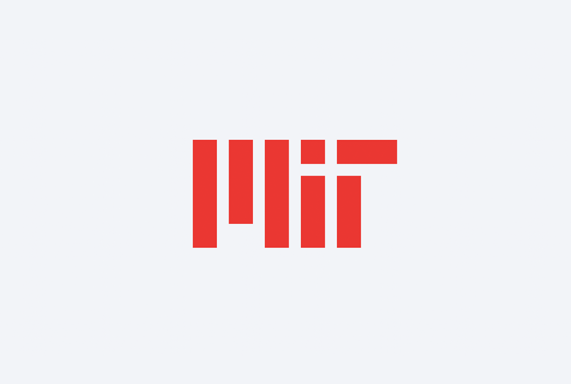 Bright red MIT logo.