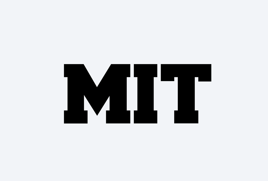MIT acronym in black text